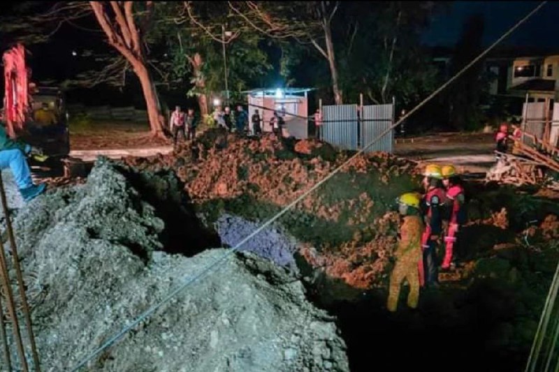 (Batangas)Nasugbu镇一建筑工地突发工安意外导致一人死亡