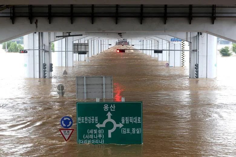 80年来最大豪雨 韩国至少9死6失踪
