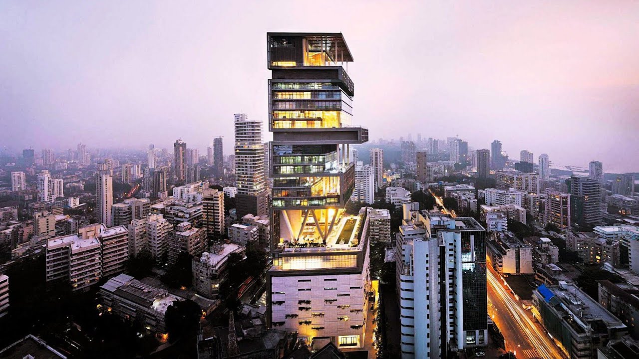 在孟买的天际线，安蒂拉这栋摩天大楼以最露骨的方式显示了印度新精英阶层的权势和地位